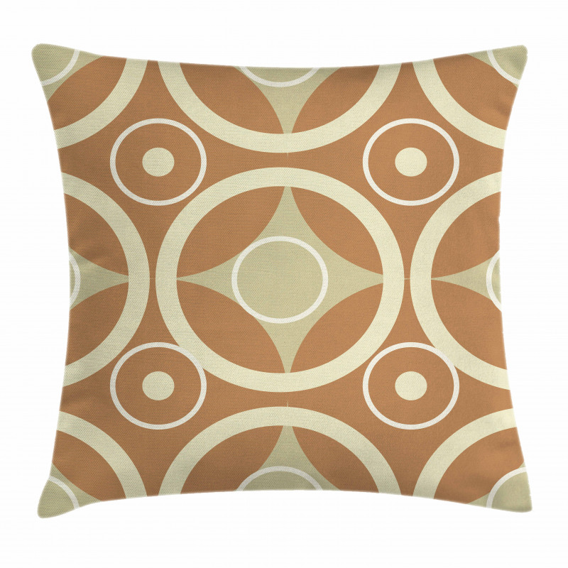 Contrast Circle Harmony Pillow Cover