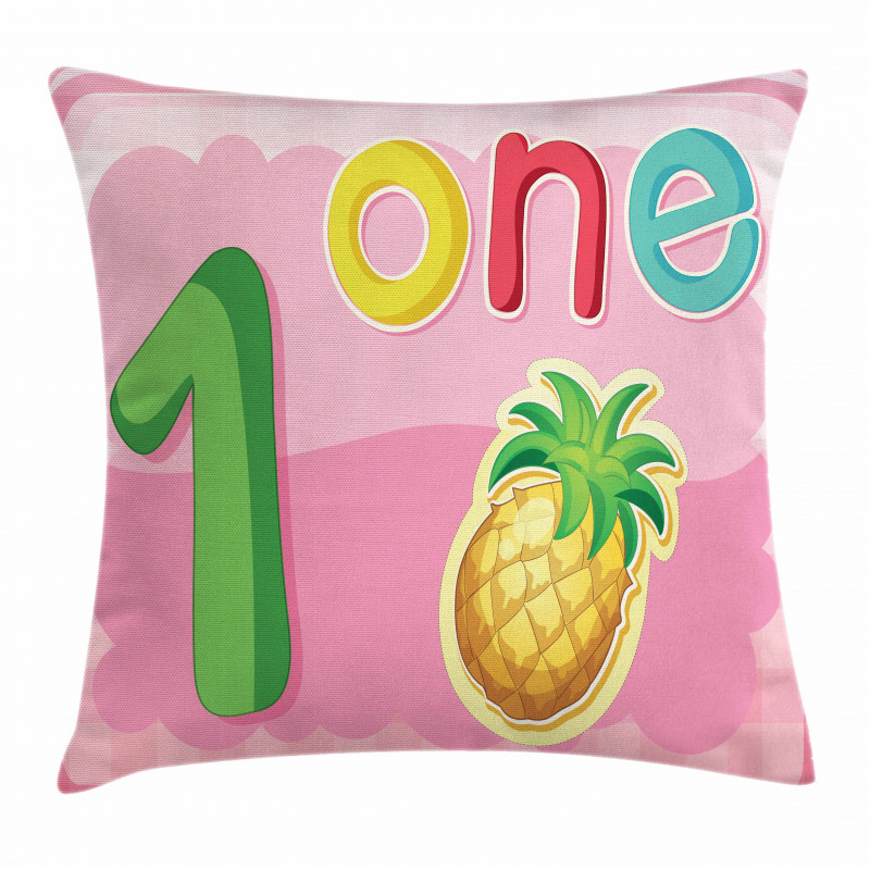 First Year Sign Pillow Cover