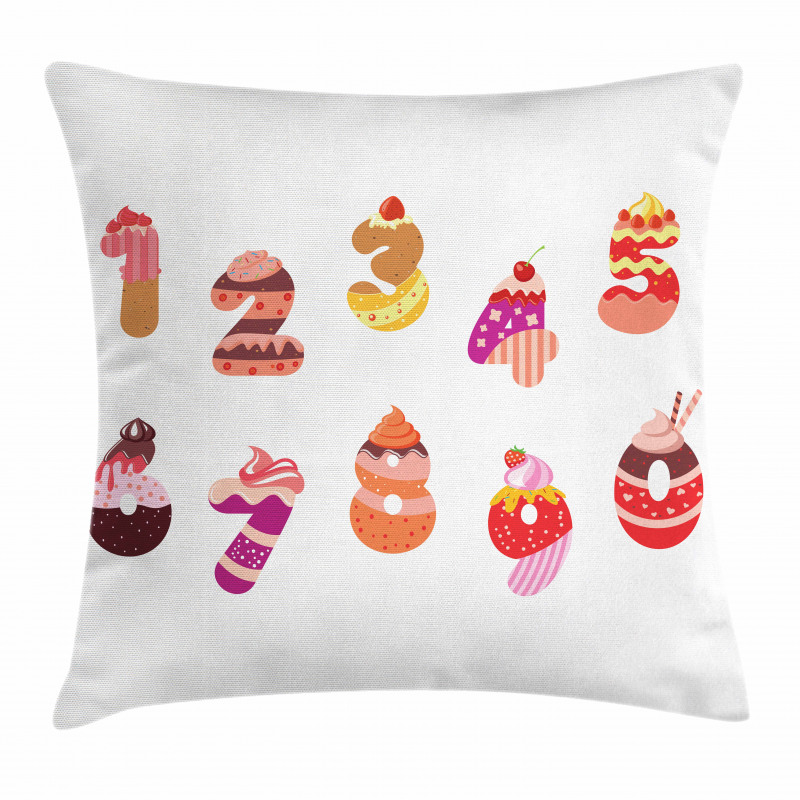 Sweets Happy Birthday Pillow Cover