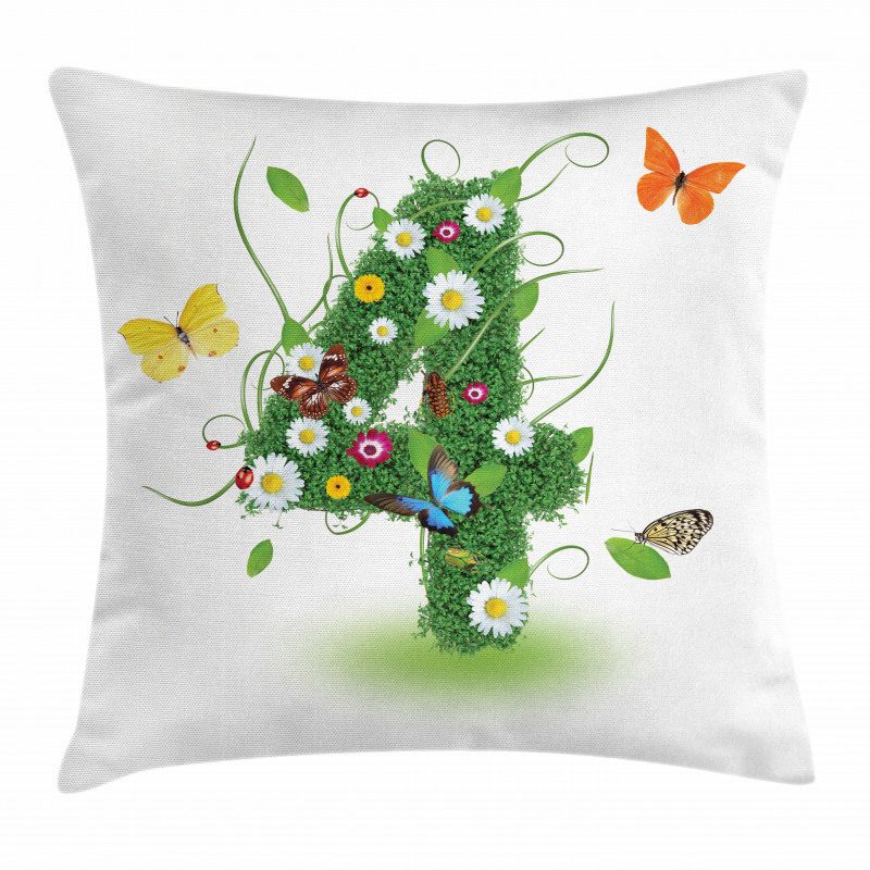Botanical 4 Spring Pillow Cover