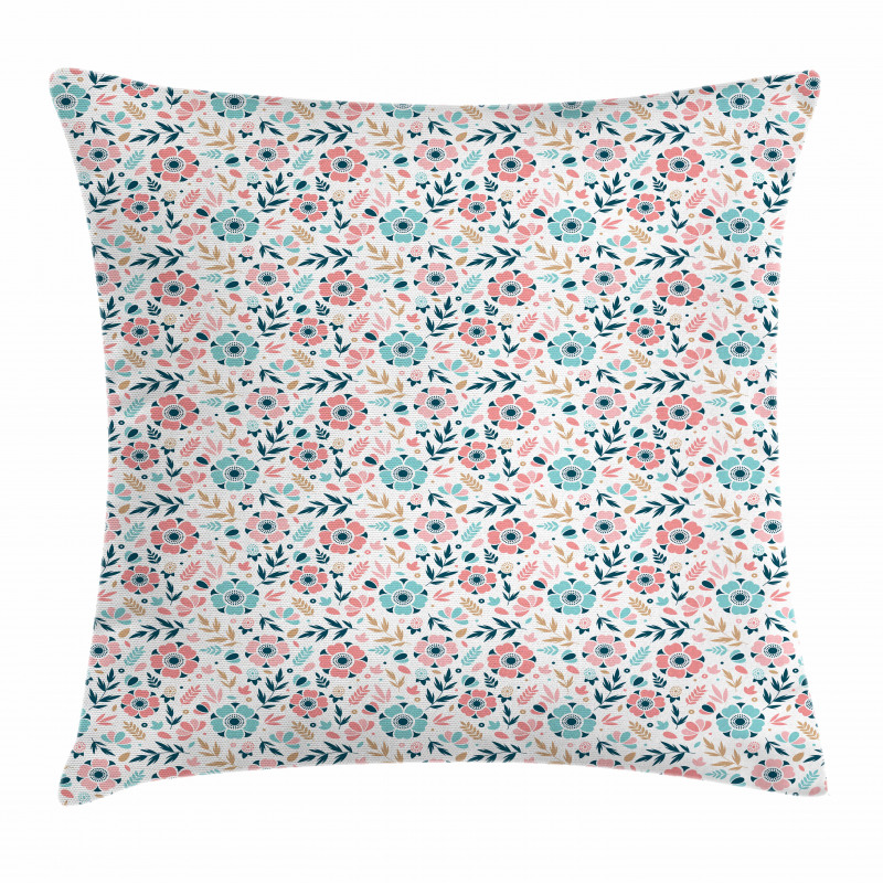 Wild Herbs and Flowers Pillow Cover