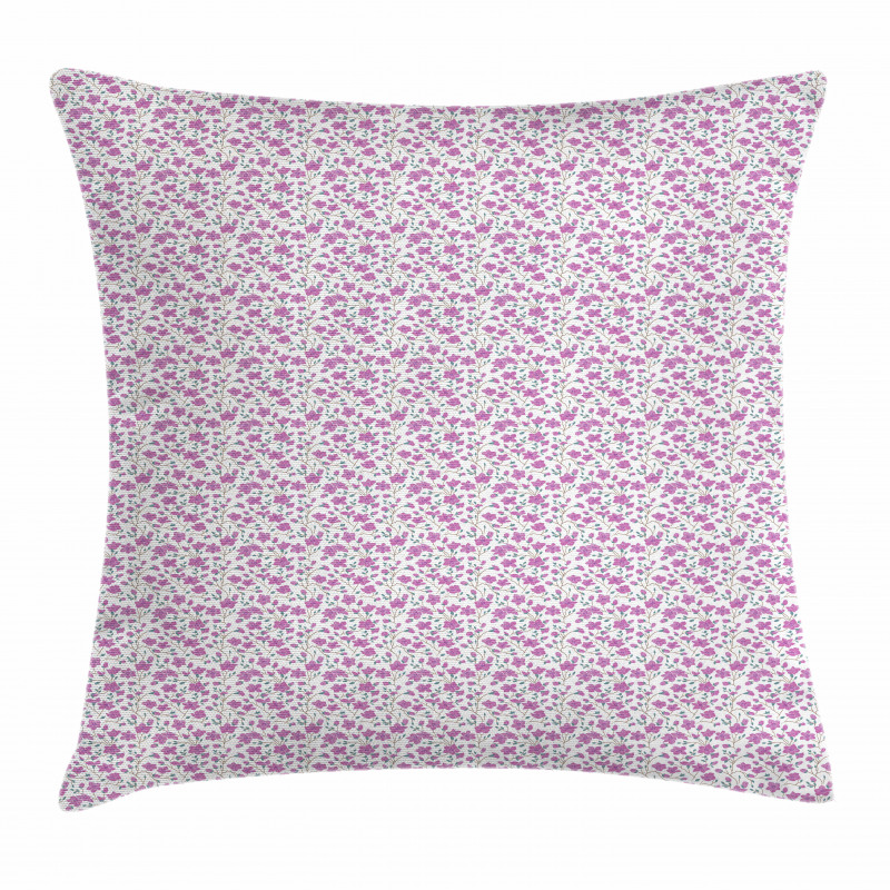 Magnolia Flower and Buds Pillow Cover