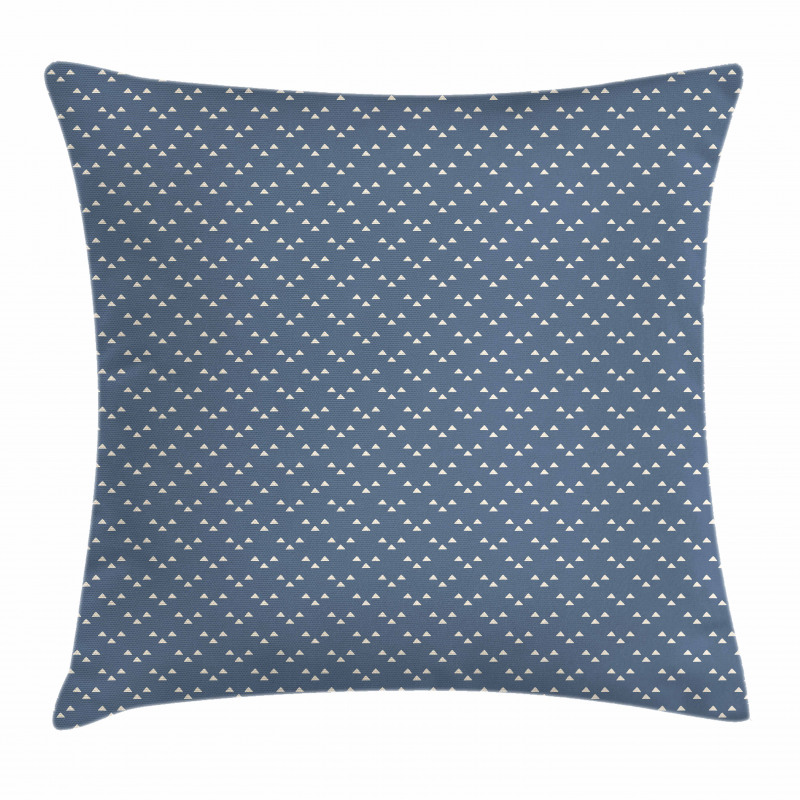 Doodle Triangle Print Pillow Cover