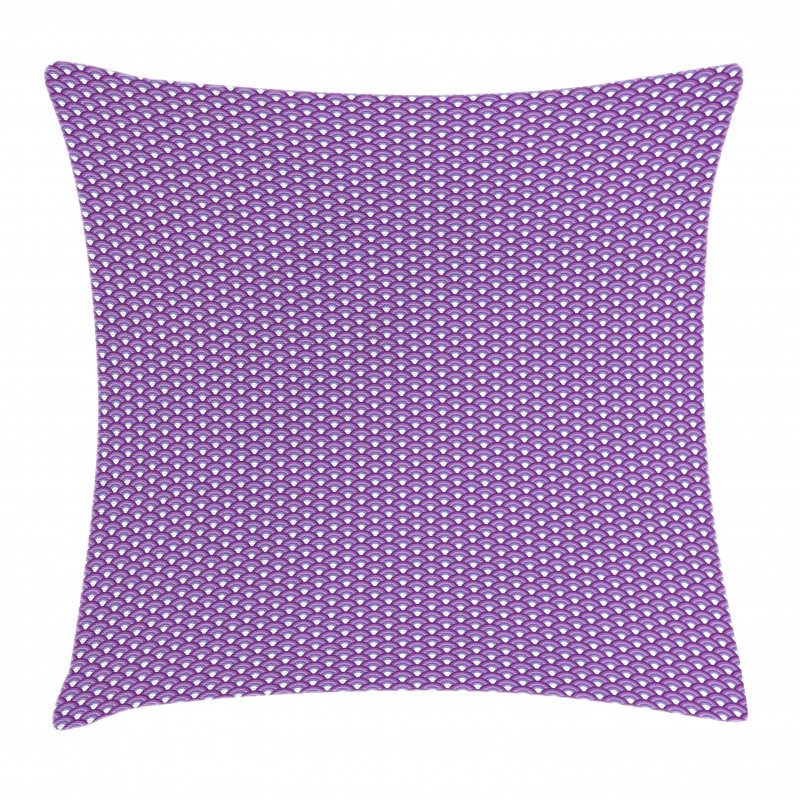 Purple Japanese Wave Pillow Cover