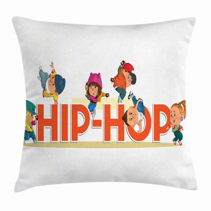 Hip Hop Moonwalk Dance Pillow Cover