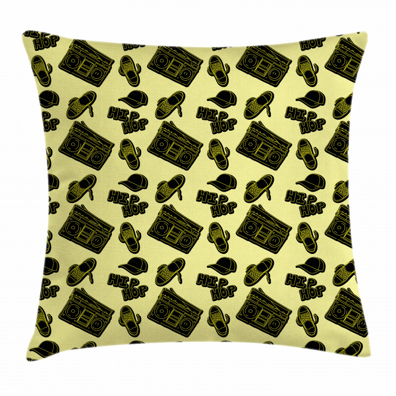 Subculture Theme Print Pillow Cover