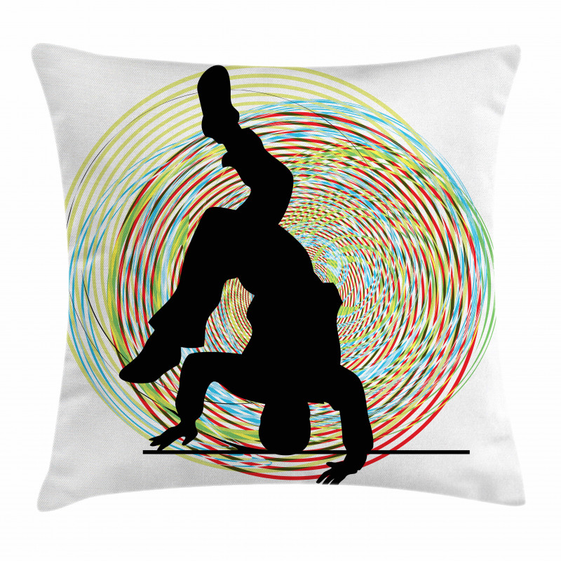 Teenage Dance Head Spin Pillow Cover