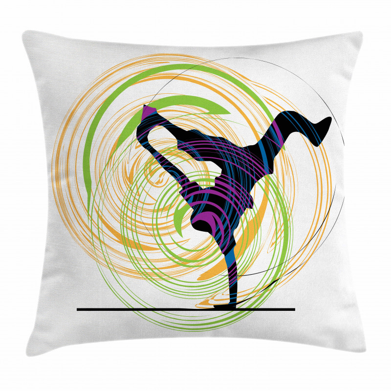 Single Hand Stand Move Pillow Cover