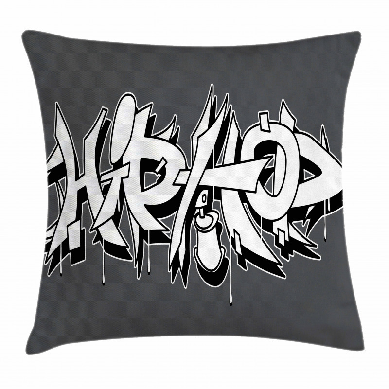 Urban Grafitti Spray Pillow Cover