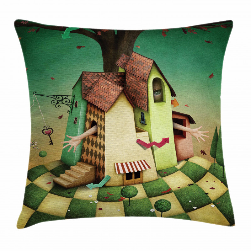 Fairy Tale Wonderland Pillow Cover