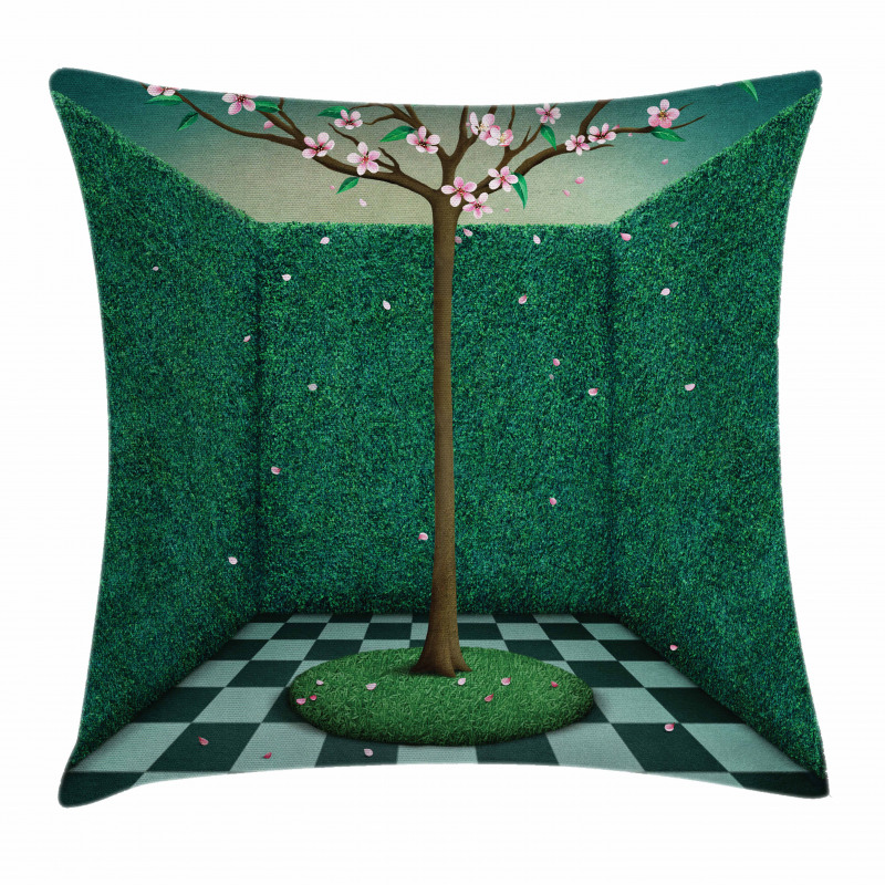 Outdoor Garden Maze Pillow Cover