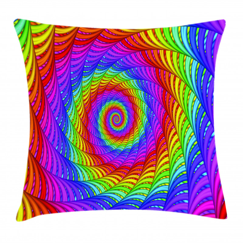 Contemporary Psychedelic Pillow Cover