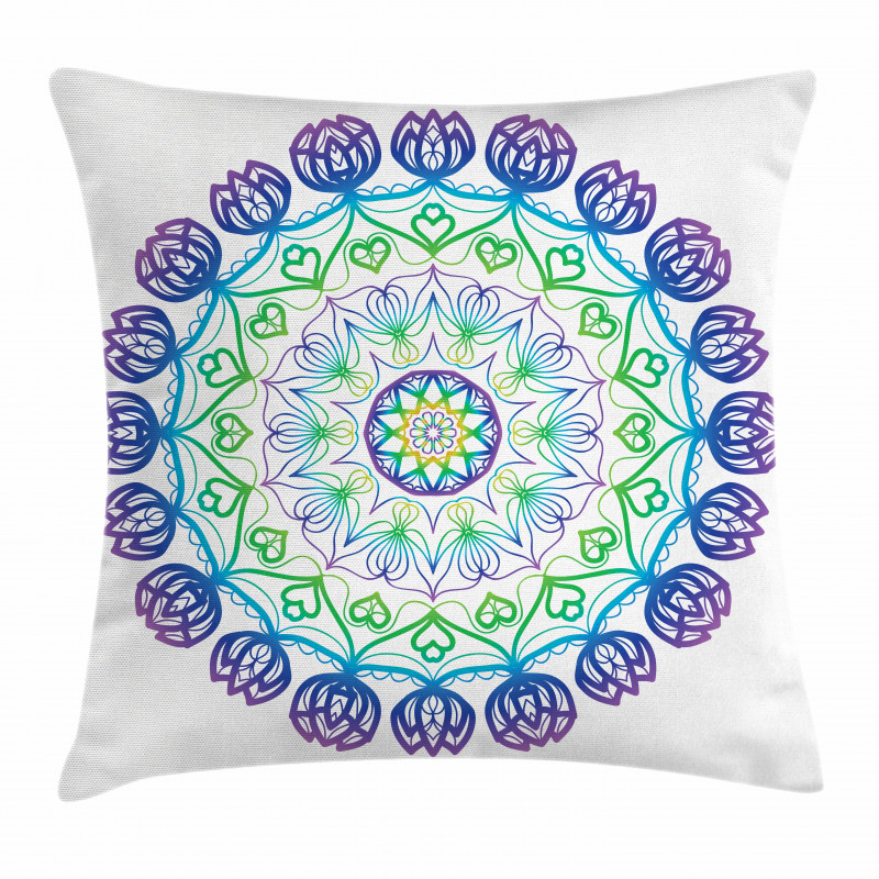 Boho Rosette Pillow Cover