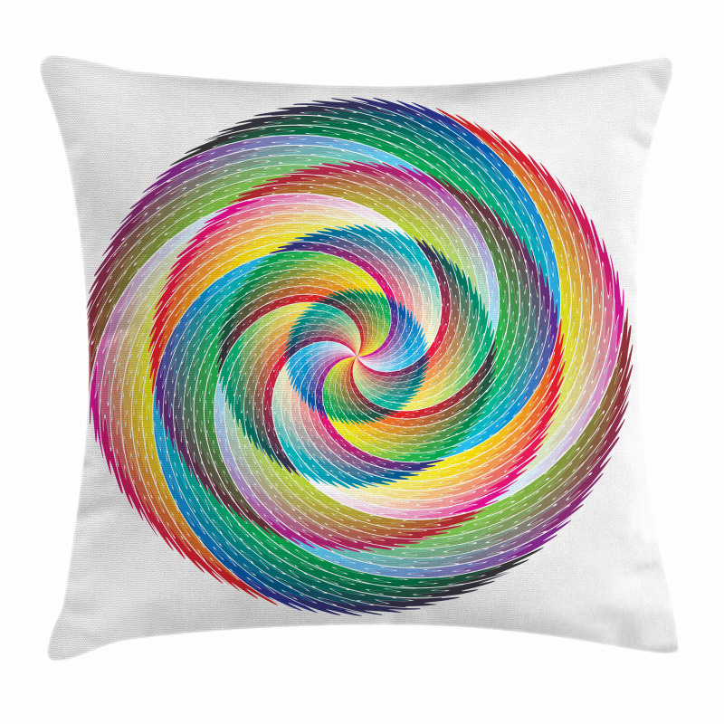 Spiral Rosette Pattern Pillow Cover