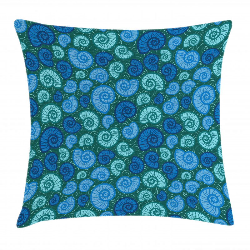 Periwinkle and Vortex Pillow Cover