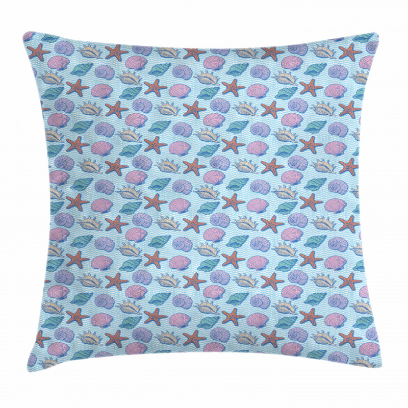 Hatched Drawn Pillow Cover