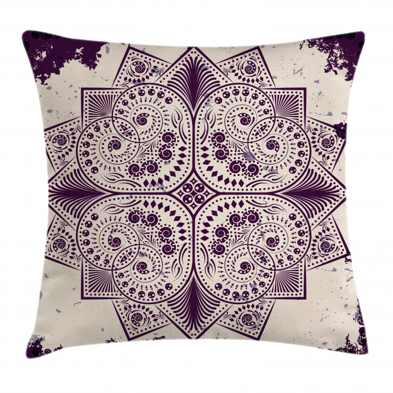 Snowflake Form Pillow Cover