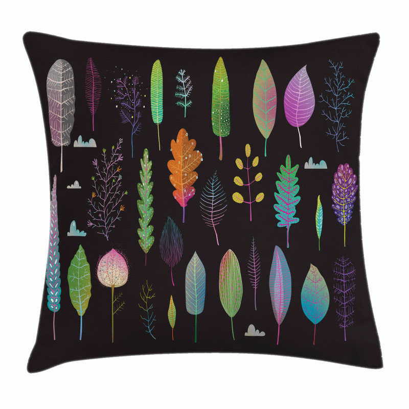 Autumn Forest Ecosystem Pillow Cover