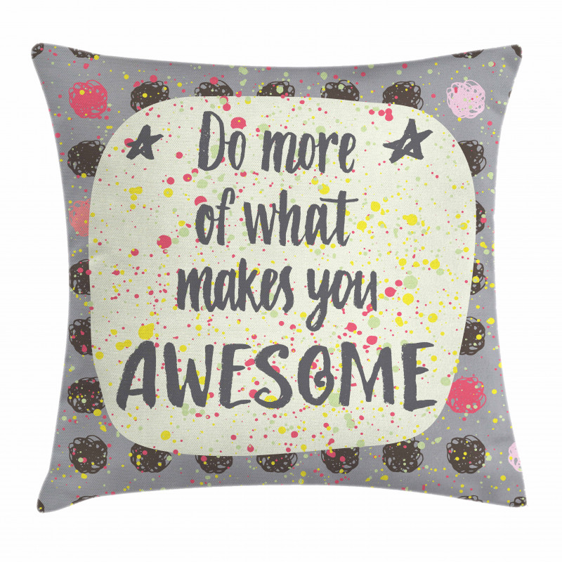 Hand Lettering Sign Pillow Cover