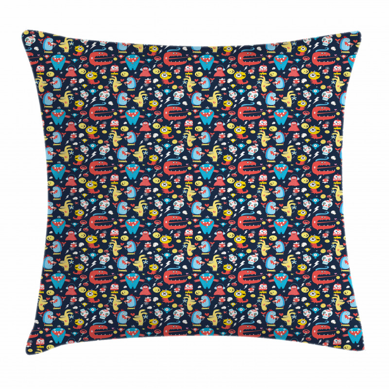 Creatures Pillow Cover