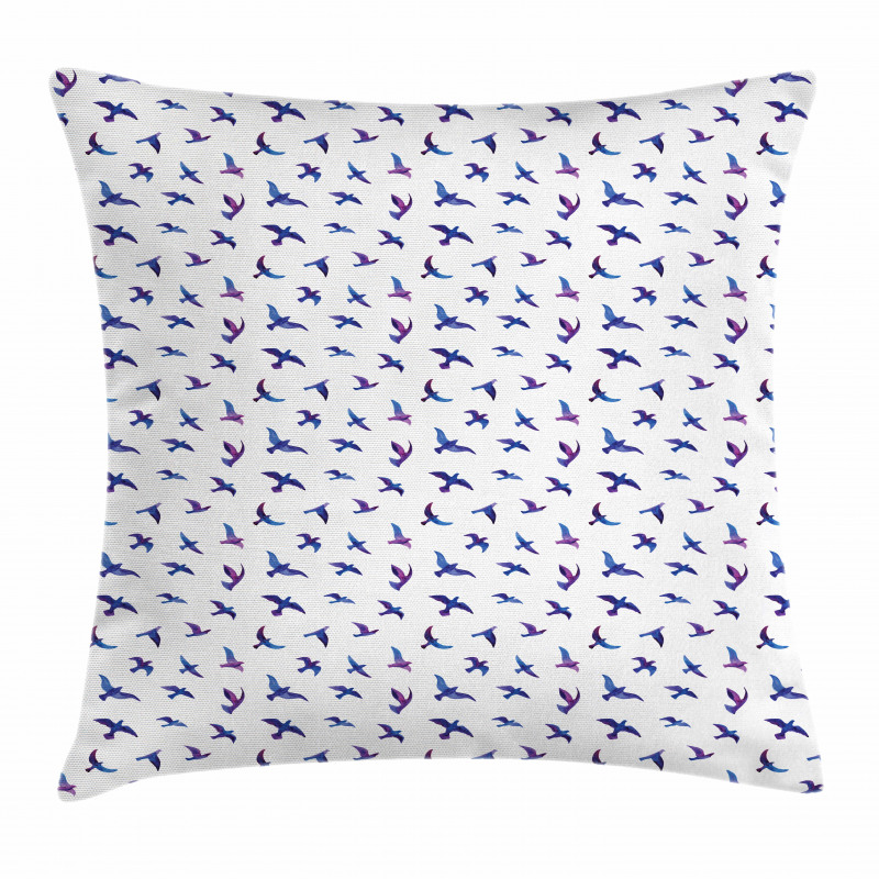 Flying Pigeons and Doves Pillow Cover