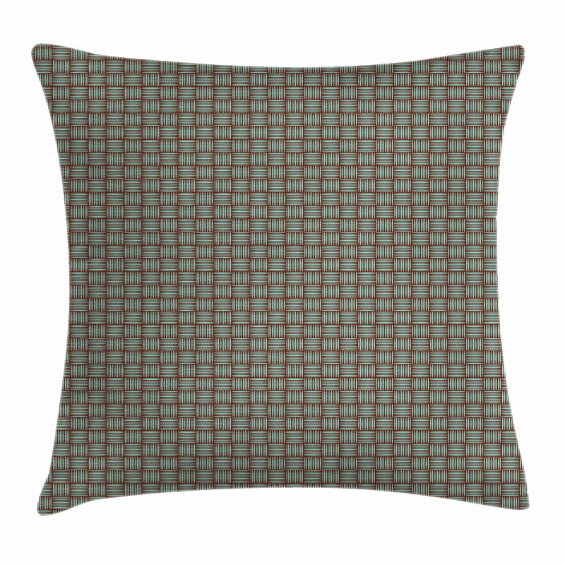 Retro Grid Lines Pillow Cover