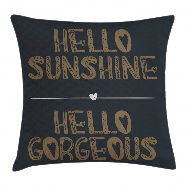 Hello Sunshine Pillow Cover