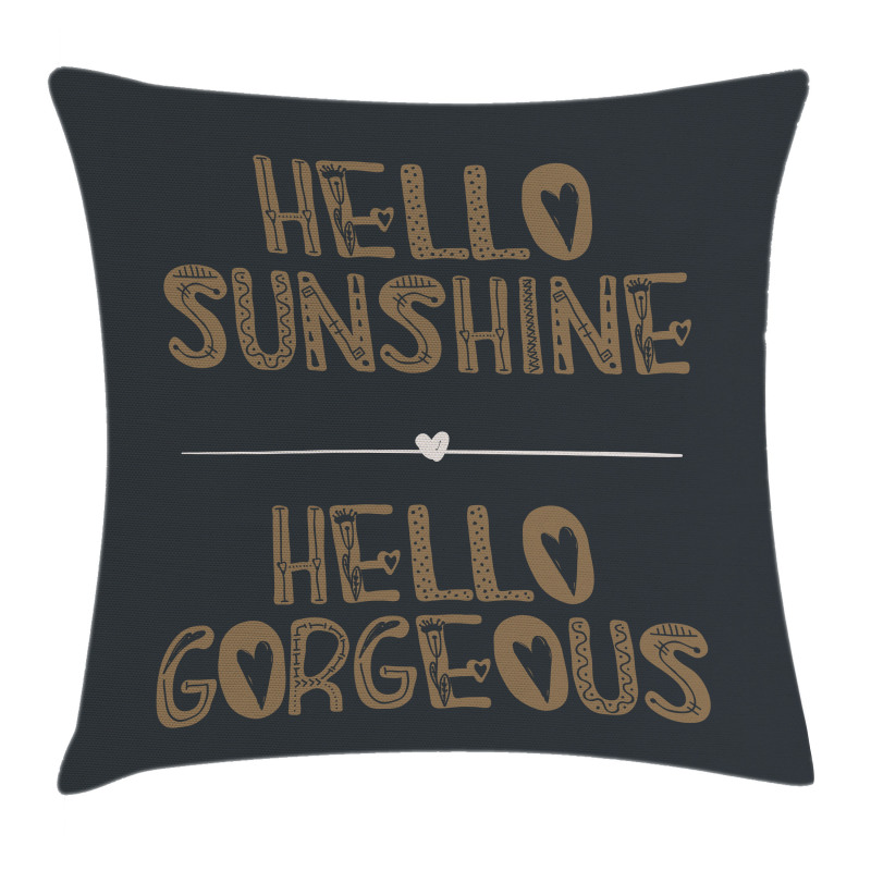 Hello Sunshine Pillow Cover