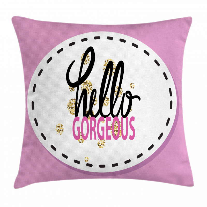 Patch Image Pillow Cover
