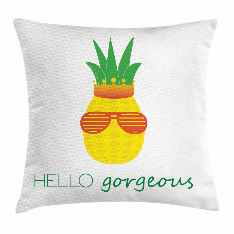 Doodle Pineapple Pillow Cover