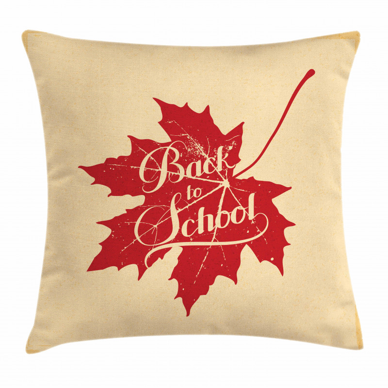 Back to School Autumn Pillow Cover