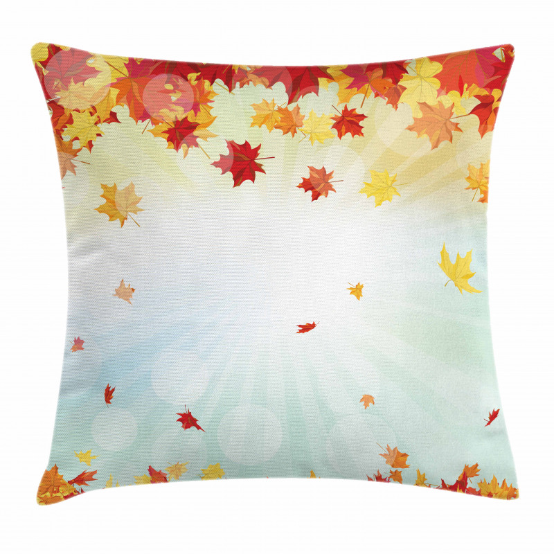 Fallen Maple Leaves Pillow Cover