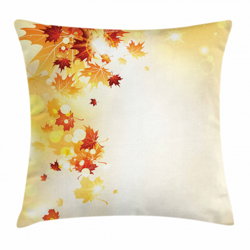 Flying Leaves Season Pillow Cover