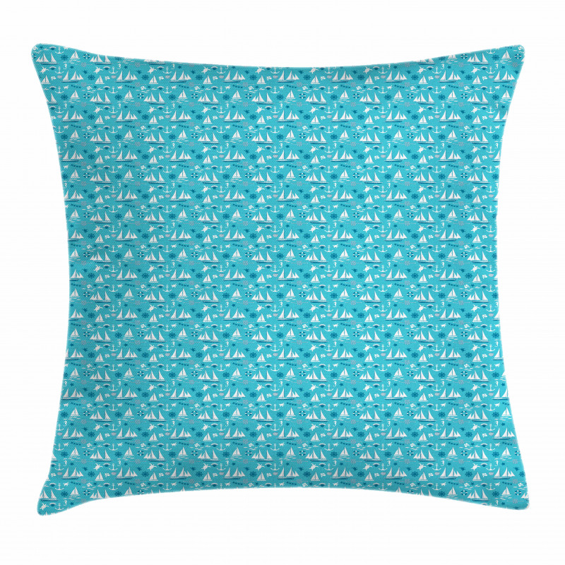 Turtles and Sea Horses Pillow Cover