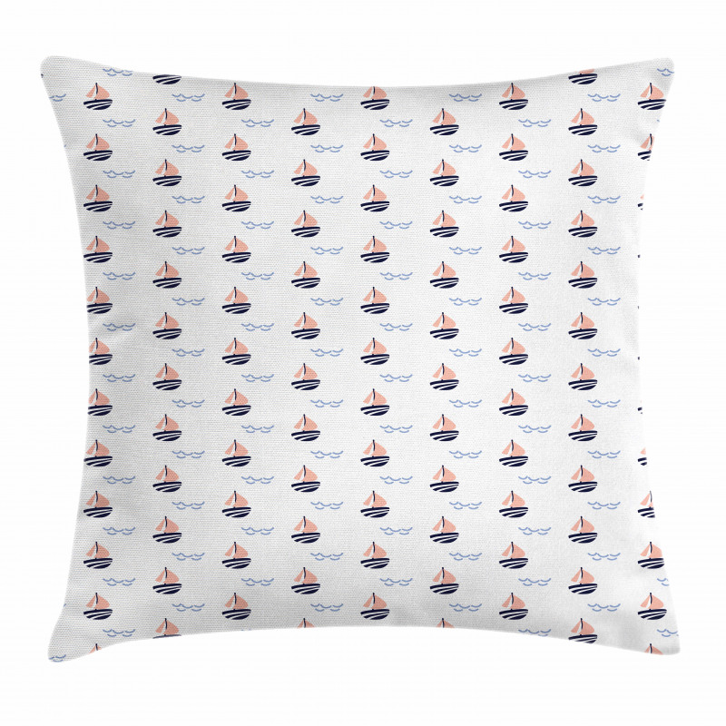 Scandinavian Boats Pillow Cover