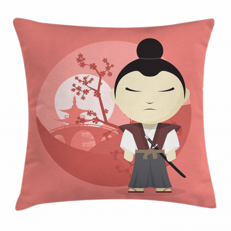 Funny Japan Cartoon Pillow Cover