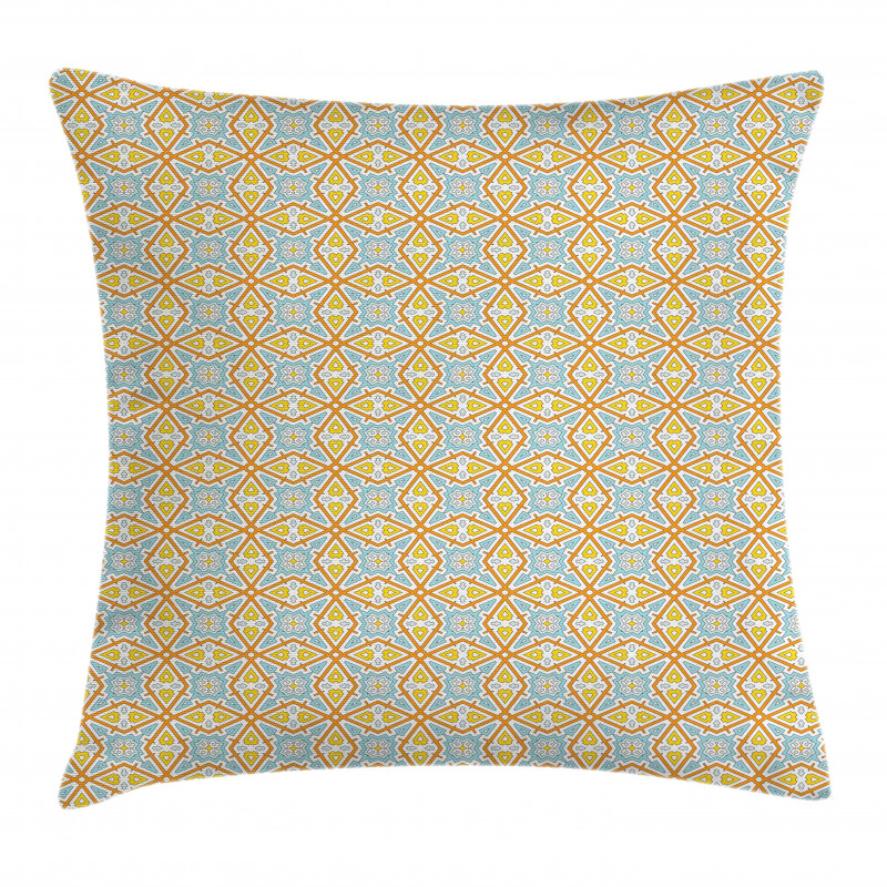 Triangle and Rhombus Pillow Cover