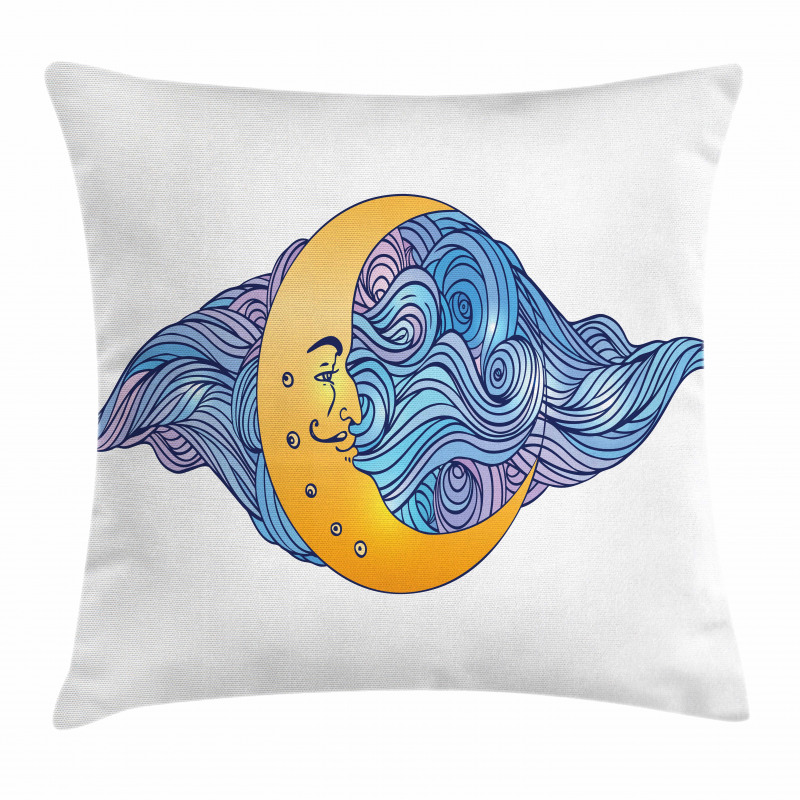Antique Swirled Cloud Pillow Cover