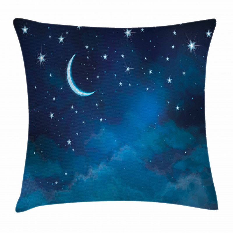 Watercolor Night Sky Pillow Cover