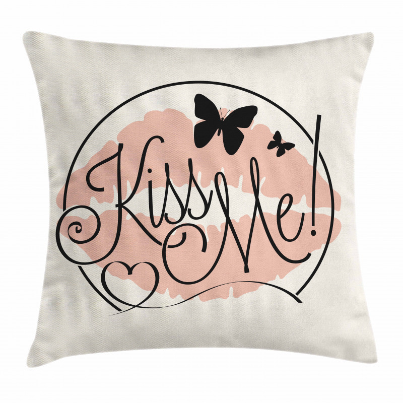 Hand Lettering Love Words Pillow Cover