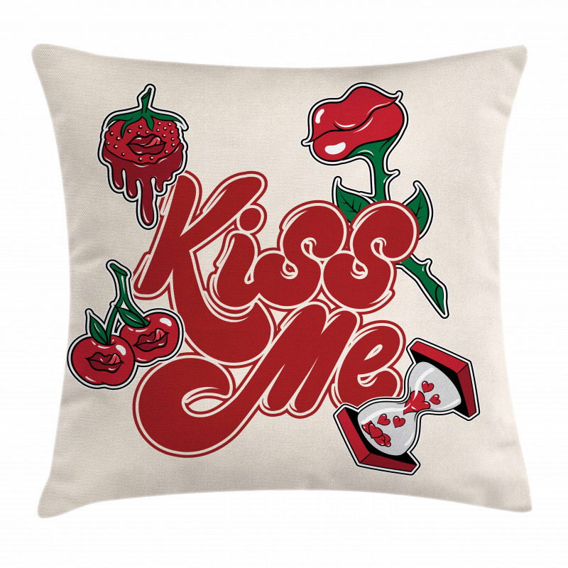 Hand Calligraphy Design Pillow Cover