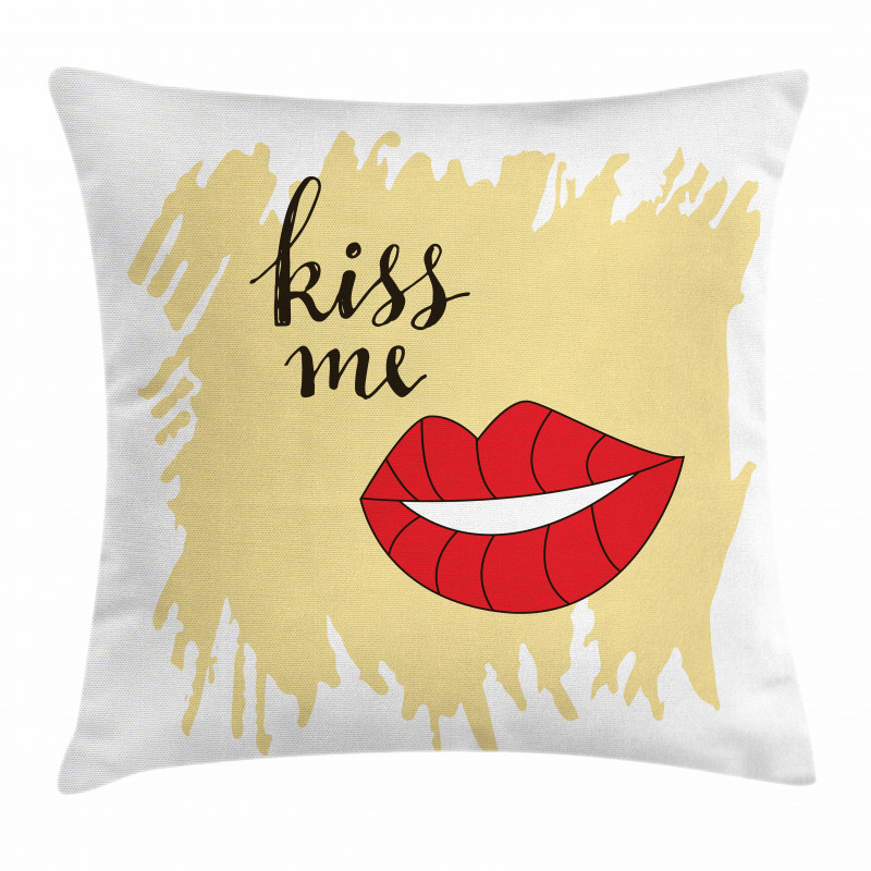 Feminine Romantic Words Pillow Cover