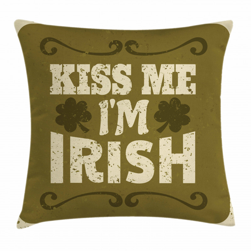 Irish Culture Elements Pillow Cover