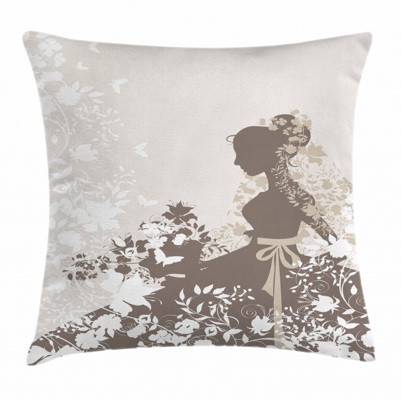 Wedding Bride Pillow Cover