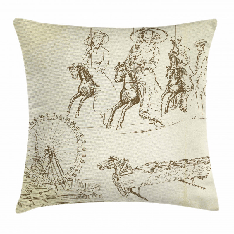 Merry Go Round Pillow Cover