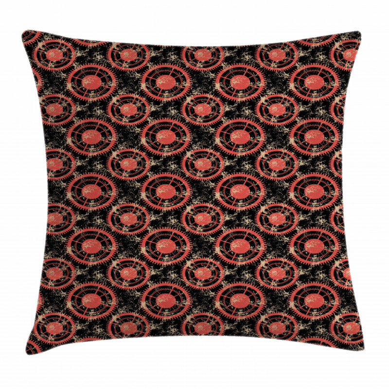 Grungy Geometric Pillow Cover