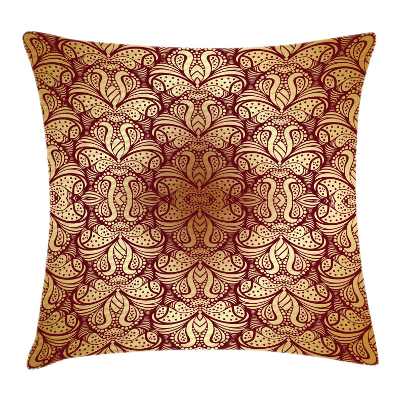 Curvy Leaves Pillow Cover