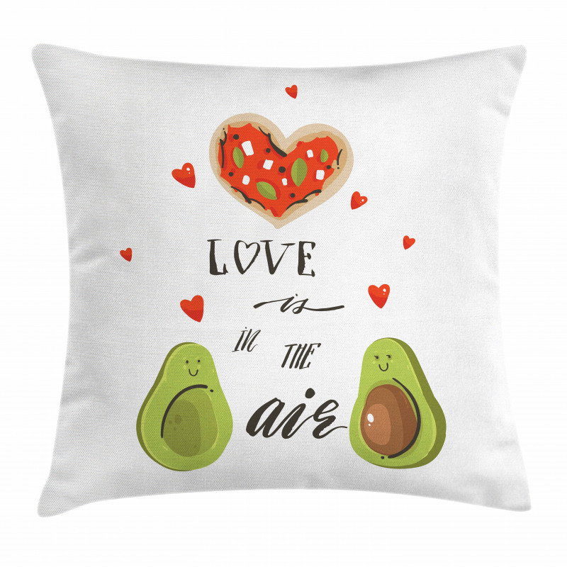 Valentine Fruit Couple Pillow Cover