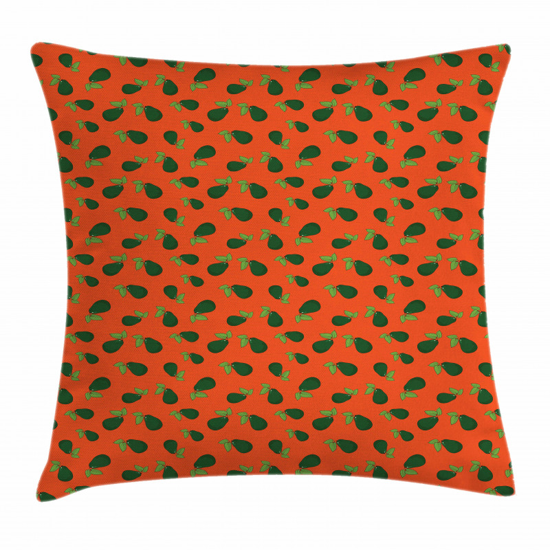 Comic Style Avocados Pillow Cover