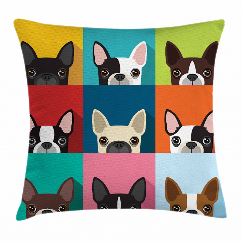 Terrier Portrait Pillow Cover